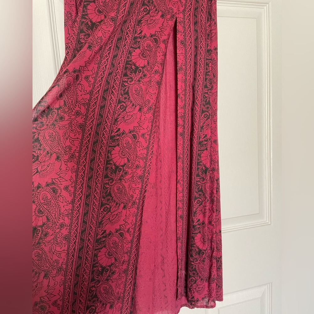 Billabong maxi double slit skirt